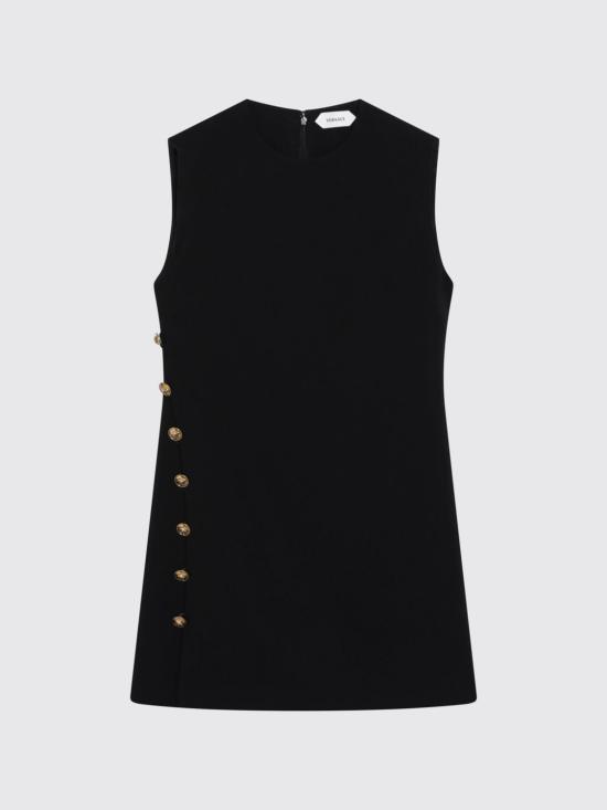 26FW 베르사체 롱 원피스 10266701A13362 1B000 Black - VERSACE