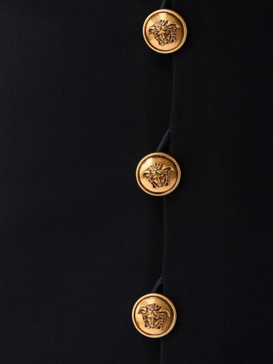 26FW 베르사체 롱 원피스 10266701A13362 1B000 Black - VERSACE
