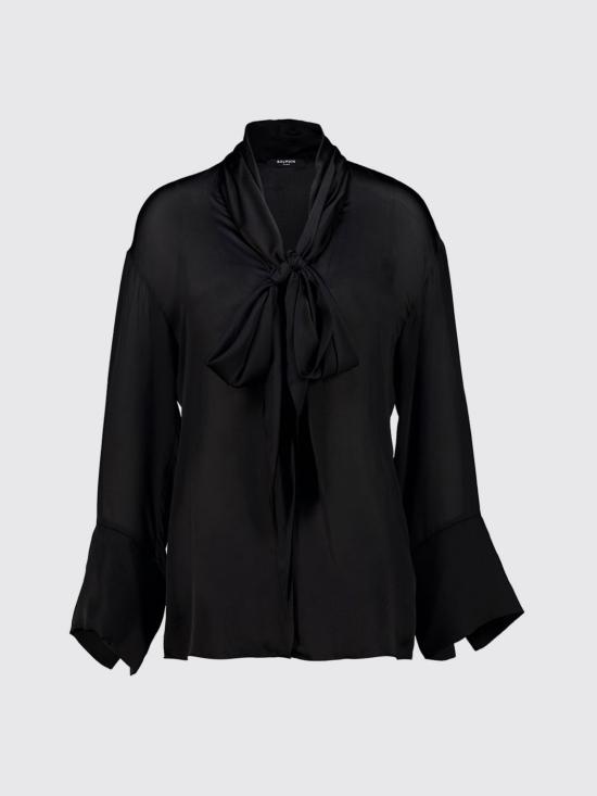 26FW 발망 셔츠 HF1HS490SB04 0PA Black - BALMAIN