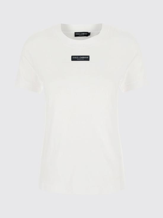 26FW 돌체앤가바나 반팔 티셔츠 F8N08TGDDYH W0800 White - DOLCE & GABBANA