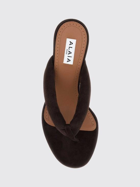 26FW 알라이아 힐/펌프스 AA3S2023I117 U15 Brown - ALAIA