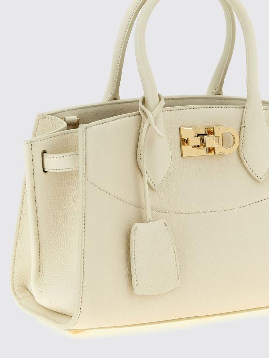 26FW 살바토레 페라가모 토트백 786170 White - SALVATORE FERRAGAMO