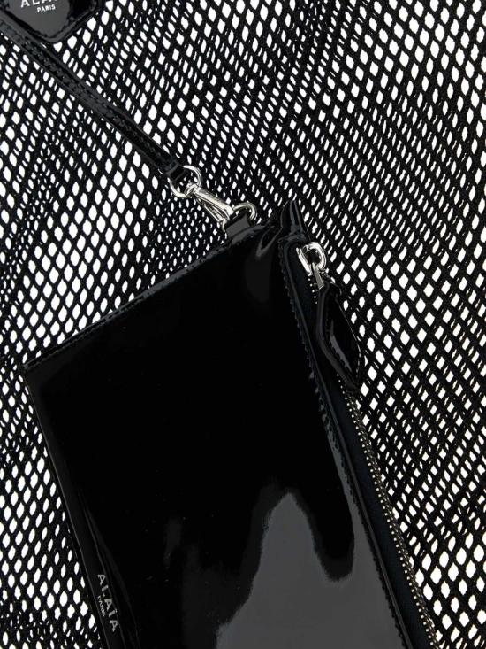 26FW 알라이아 토트백 AA1L2041CA266 999 Black - ALAIA