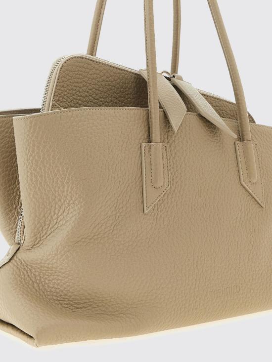 26FW 디 아티코 라 파세지아타 미디엄 탑 핸들 백 250WAH00054LBT117AA 852 Beige - THE ATTICO