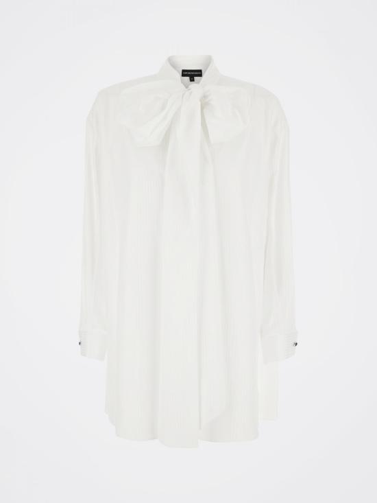 26FW 엠포리오 아르마니 셔츠 EW006392AF31485 U0002 White - EMPORIO ARMANI