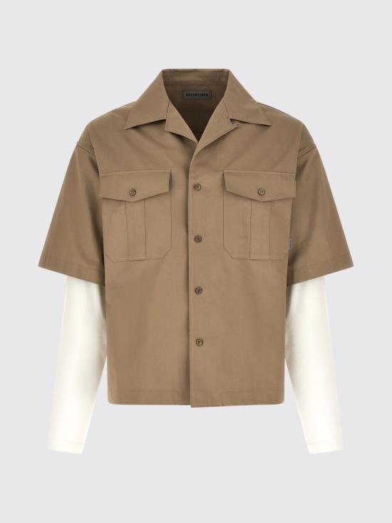 26FW 발렌시아가 셔츠 A001ZTTSP13 9509 Beige - BALENCIAGA