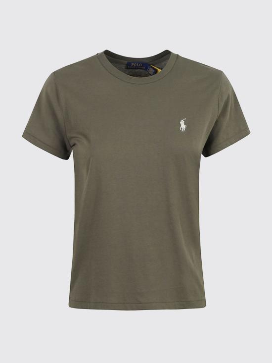 26FW 폴로 랄프로렌 클래식 핏 포니 로고 자수 티셔츠 211B14605 023 Green - POLO RALPH LAUREN