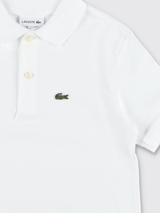 26FW [키즈] 라코스테 폴로 셔츠 7386 W8L White - LACOSTE