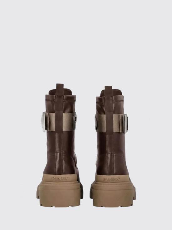 26FW 핑코 부츠 SD0219P061 L72 Brown - PINKO