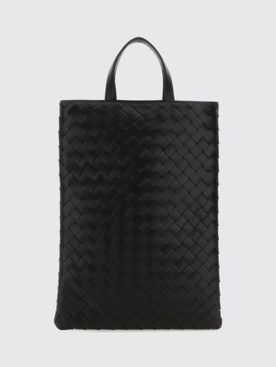 26FW 보테가베네타 인트레치아토 랩탑 핸들 케이스 765767V2HL1 8803 Black - BOTTEGA VENETA