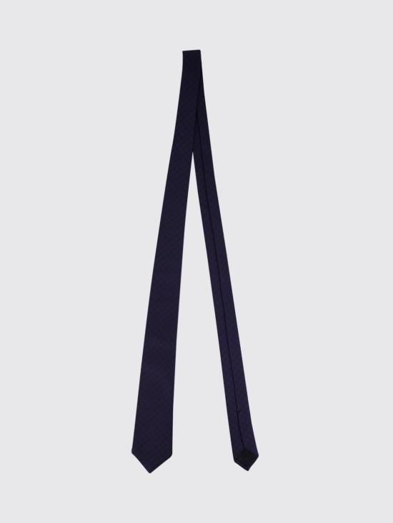 26FW 구찌 인터로킹 G 실크 자카드 타이 A006WU4E009 4100 Navy