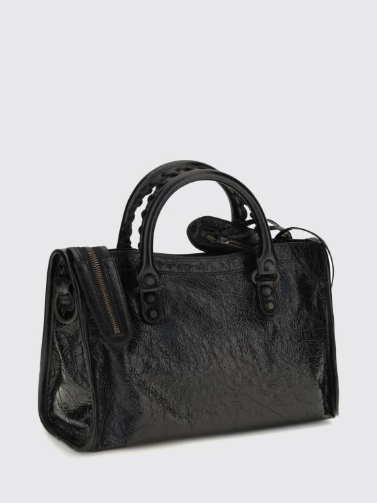 26FW 발렌시아가 르 시티 백 스몰 8657622ACFH 1000 Black - BALENCIAGA