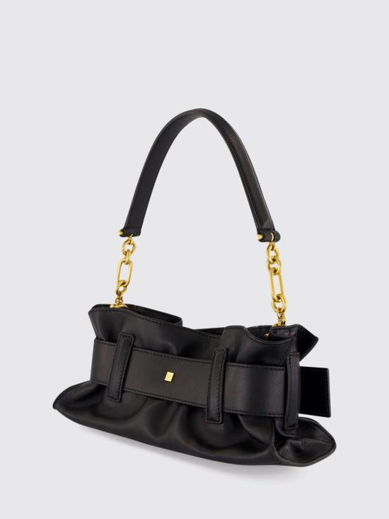 26FW 발망 숄더백 HN1AE994LSAX 0PA Black - BALMAIN