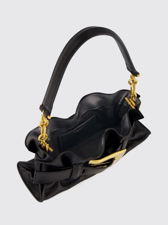 26FW 발망 숄더백 HN1AE994LSAX 0PA Black - BALMAIN