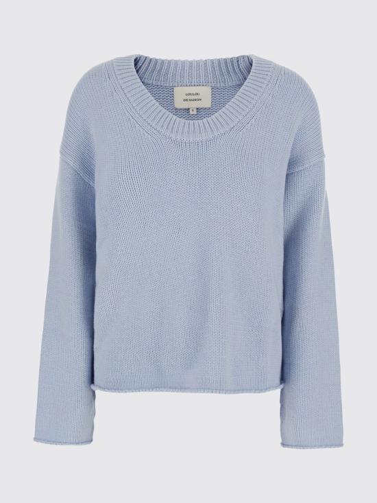26FW 루루 드 세종 스웨터 DERRYLDS LIGHTBLUE Gnawed Blue - LOULOU DE SAISON