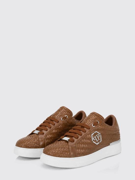 26FW 필립 플레인 스니커즈 FAFSMSC4090PLE010N 67 Brown - PHILIPP PLEIN