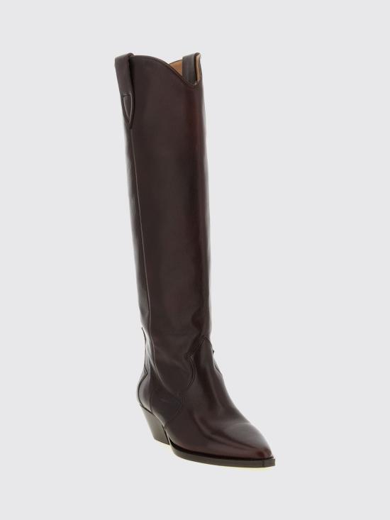 26FW 이자벨마랑 DENVEE 덴비 레더 웨스턴 부츠 BT0001FAD3A33S 50MY Brown - ISABEL MARANT