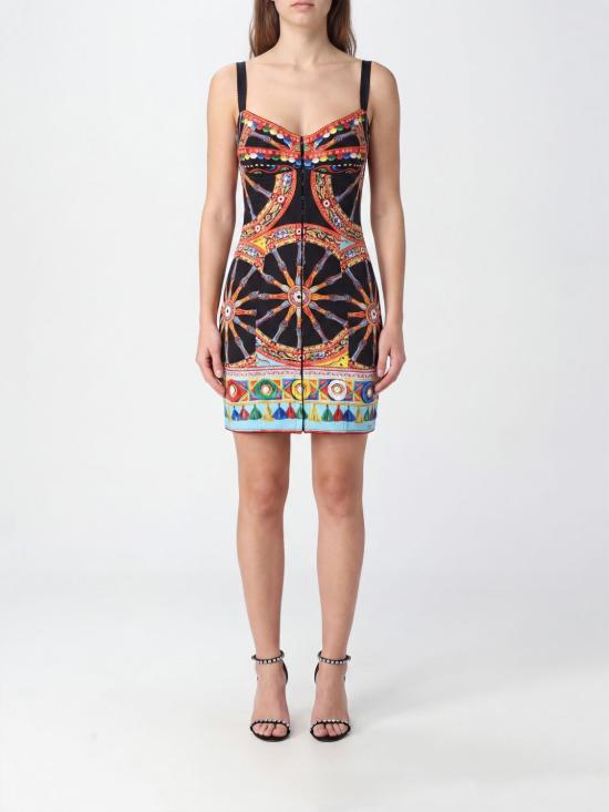 26FW 돌체앤가바나 롱 원피스 F6JGSTGDDYO HV6CK Multicolor