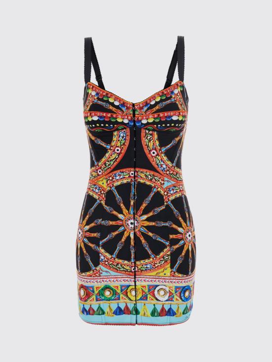 26FW 돌체앤가바나 롱 원피스 F6JGSTGDDYO HV6CK Multicolor - DOLCE & GABBANA