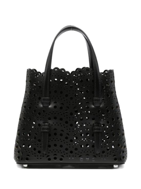 26FW 알라이아 비엔 웨이브 럭스 카프스킨 미나 20 백 AA1S06720I251999 Black