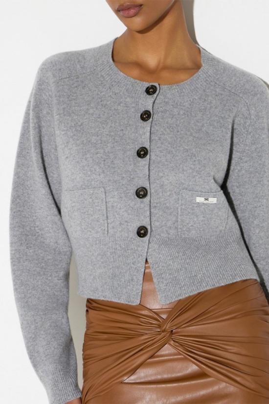 26FW 엘리자베타프랜치 니트웨어 MK12T66E243138 Grey - ELISABETTA FRANCHI