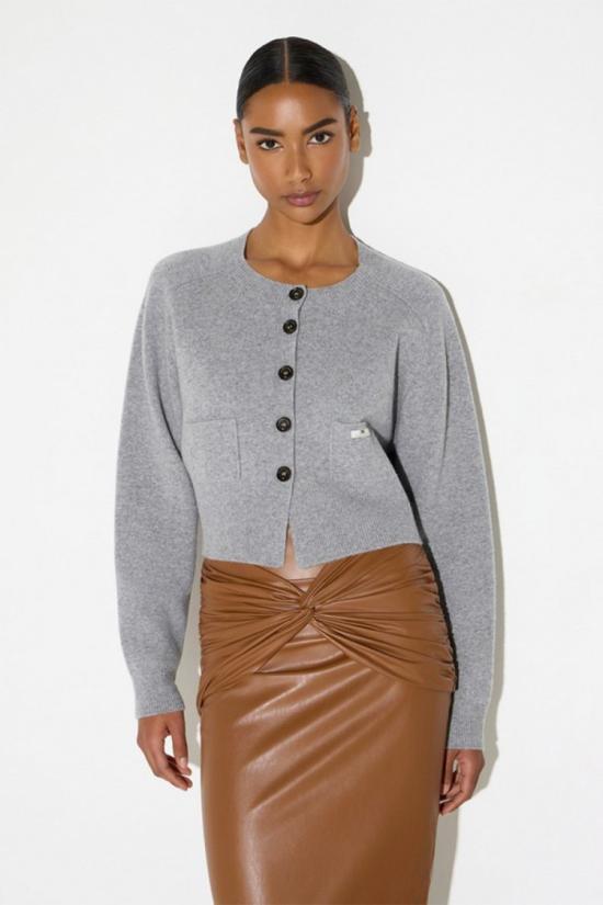 26FW 엘리자베타프랜치 니트웨어 MK12T66E243138 Grey - ELISABETTA FRANCHI