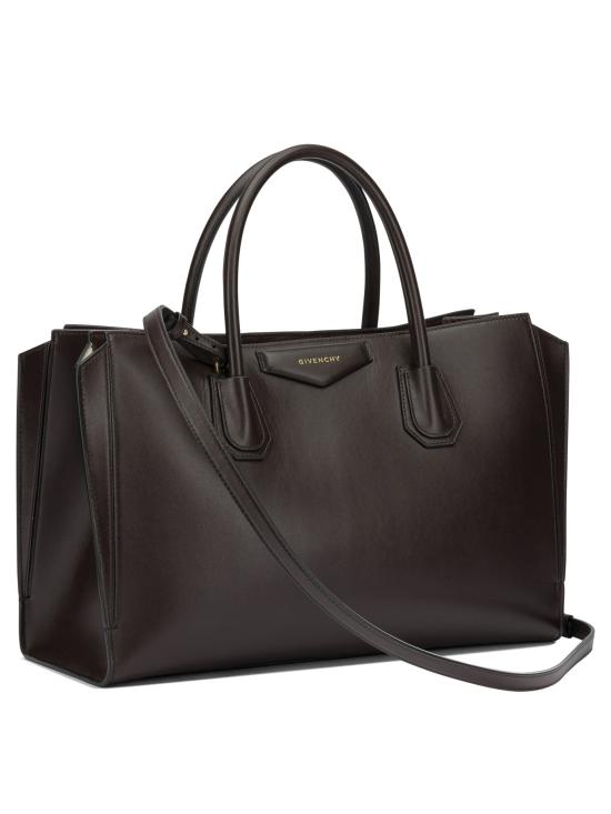 26FW 지방시 토트백 안티고니아 캐치올 핸드백 브라운 - GIVENCHY