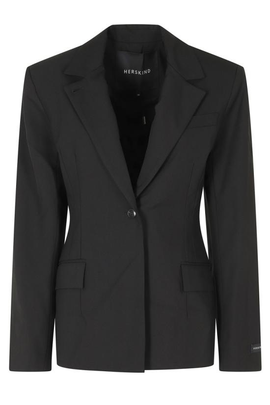 26FW 비르기테 허스카인드 자켓 6163519 099 Black