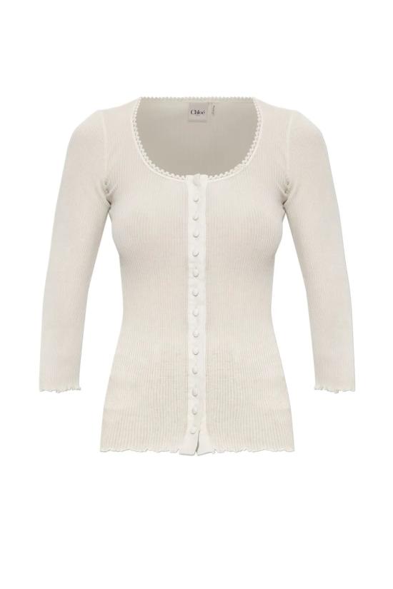  끌로에 바디수트 티셔츠 FW26F297 CH26AJH43088 107 IconicMilk S WHITE