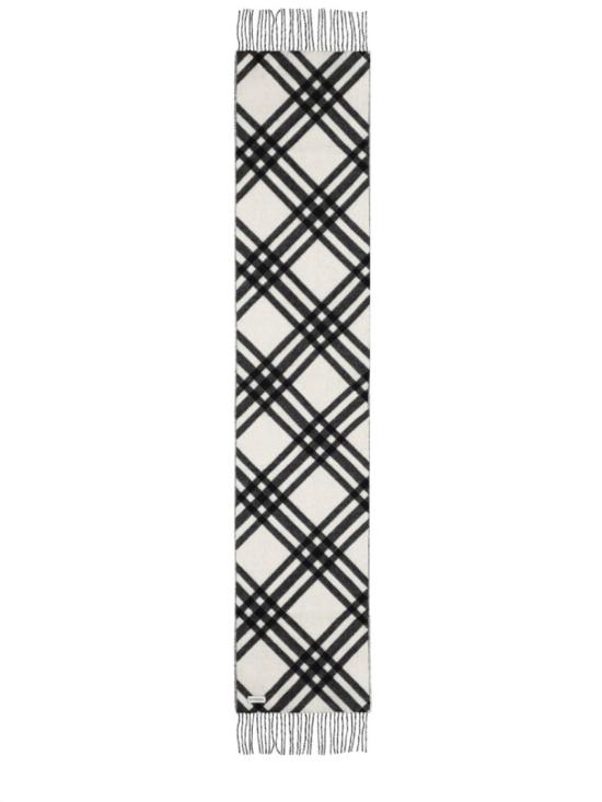  버버리 체크 캐시미어 스카프 8099650 A1189 Black - BURBERRY