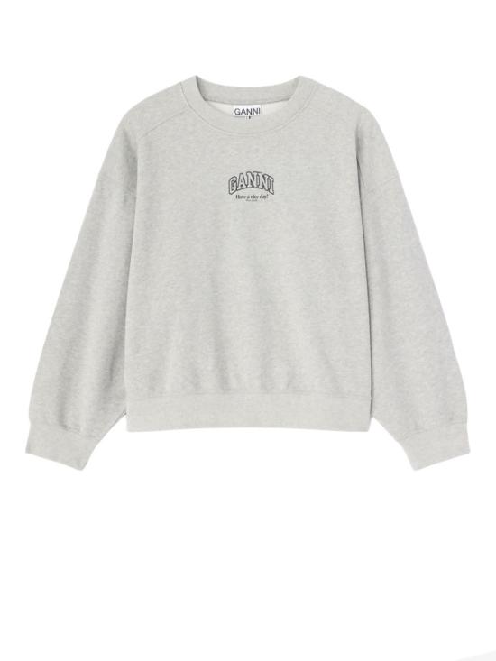  가니 에센셜 크루넥 티셔츠 A1060022 920 Grey