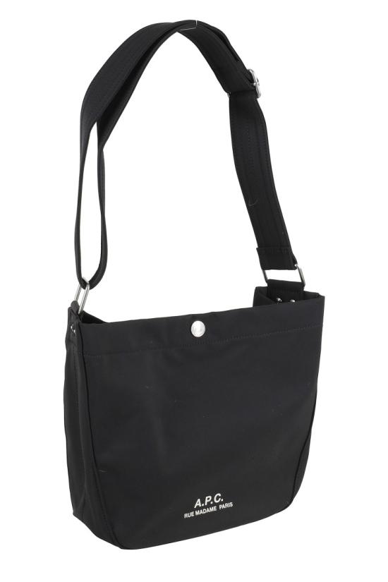 26FW 아페쎄 저널 로고 스몰 숄더백 PSAKR M67010 099 Black - A.P.C.