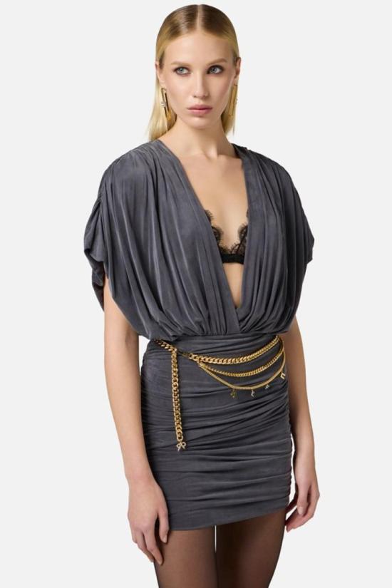  엘리자베타프랜치 원피스 AB76551E2DC340 Grey - ELISABETTA FRANCHI