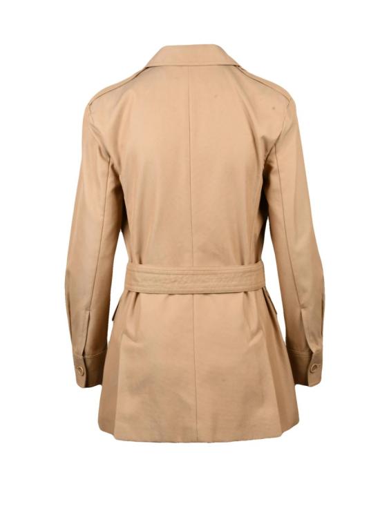 25FW 막스마라 코트 베이지색 면 사하라나 - MAX MARA