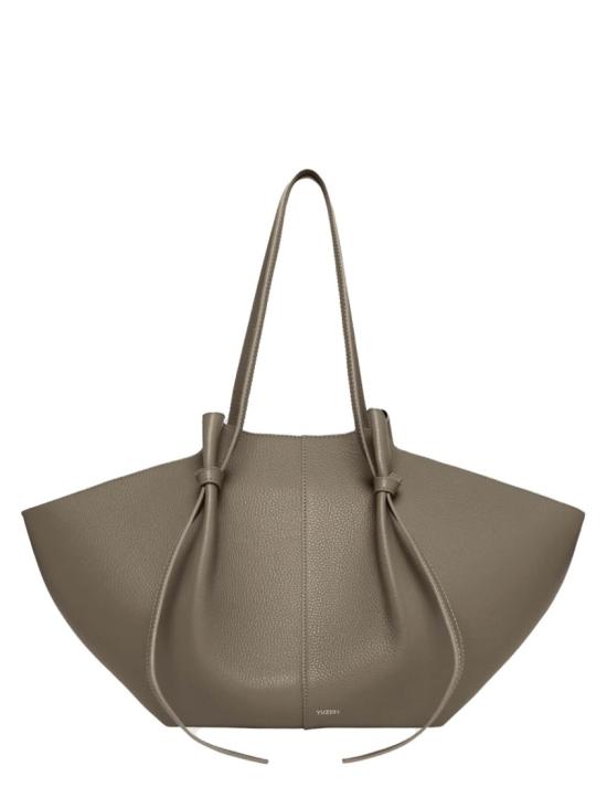 26FW 유제피 토트백 LARGE MOCHI PEBBLE GRAIN LEATHER TAUPE Neutrals