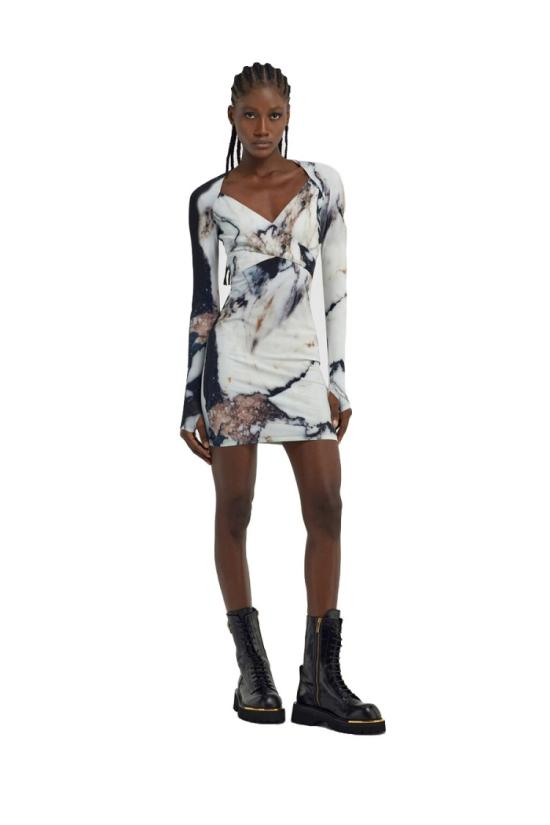  로베르토 카발리 원피스 2100000560127 White - ROBERTO CAVALLI