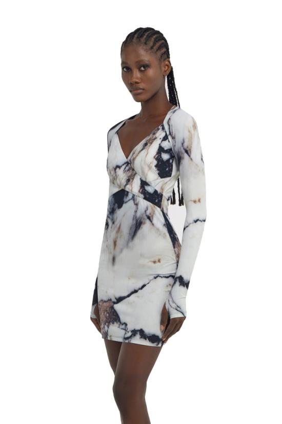  로베르토 카발리 원피스 2100000560127 White - ROBERTO CAVALLI