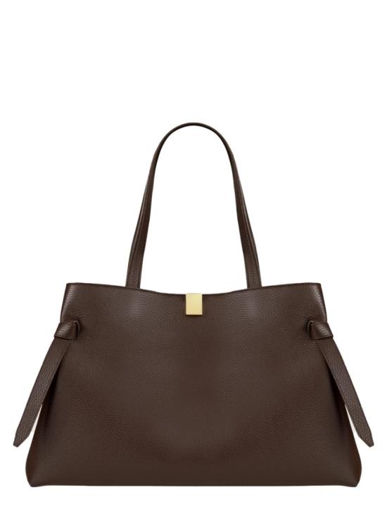 26FW 유제피 토트백 GYOZA TOTE PEBBLE GRAIN LEATHER ESPRESSO Brown
