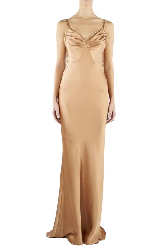 26SS 엘리자베타프랜치 원피스 2107474125524 Brown - ELISABETTA FRANCHI