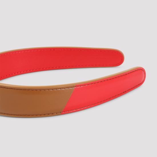 26FW 셀린느 헤어 액세서리 B10E64V00 GLV3 TAN RED - CELINE