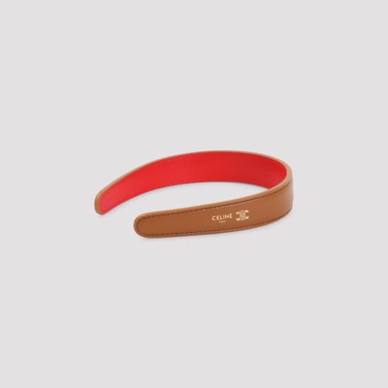 26FW 셀린느 헤어 액세서리 B10E64V00 GLV3 TAN RED - CELINE