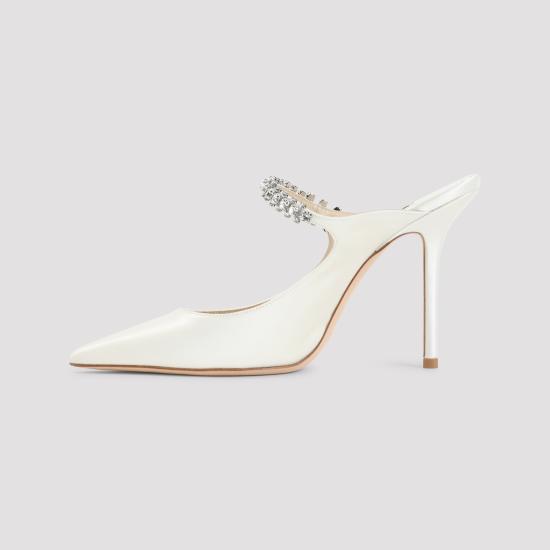 26FW 지미추 힐/펌프스 BING100 SAT IVORY - JIMMY CHOO
