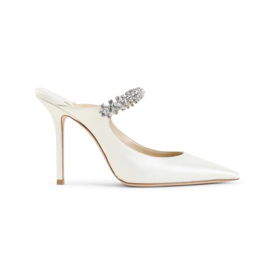 26FW 지미추 힐/펌프스 BING100 SAT IVORY - JIMMY CHOO