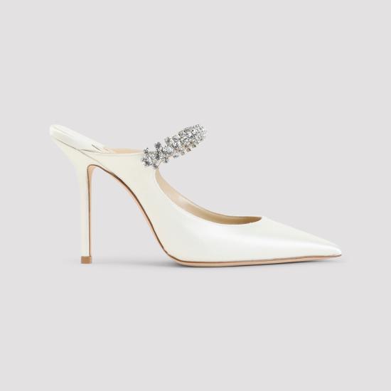 26FW 지미추 힐/펌프스 BING100 SAT IVORY - JIMMY CHOO