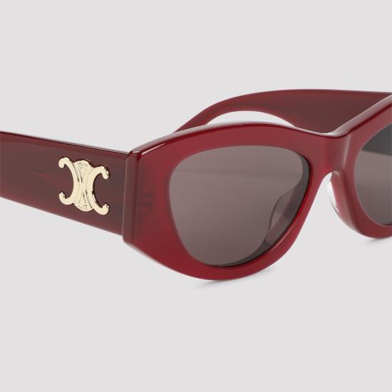 26FW 셀린느 트리옹프 15 아세테이트 선글라스 4S308CPLB 28BP MILKY BURGUNDY - CELINE