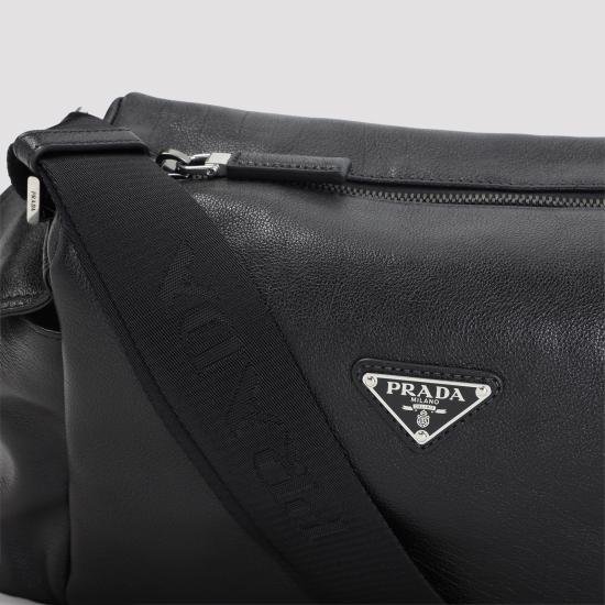 26FW 프라다 익스플로어 리나일론 앤 레더 크로스 숄더백 2VH206VOOO 2HE8 F0002 NERO - PRADA