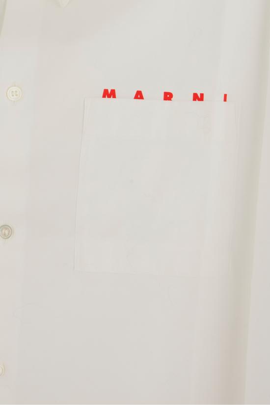 26FW 마르니 긴팔 셔츠 CUMU0061P4USCT88 LRW01 LILY WHITE - MARNI