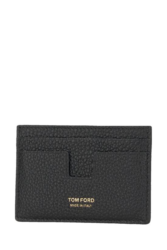 26FW 톰포드 그레인 레더 클래식 카드 홀더 Y0232LCL158G NAA BLACK - TOMFORD