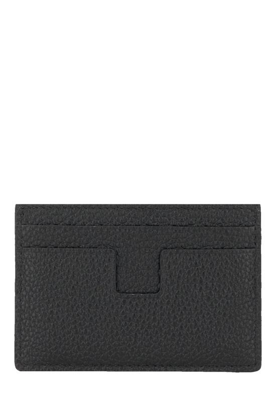 26FW 톰포드 그레인 레더 클래식 카드 홀더 Y0232LCL158G NAA BLACK - TOMFORD