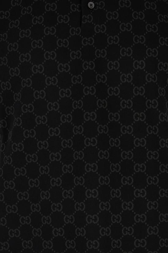 26FW 구찌 비스코스 GG 자카드 반팔티셔츠 A006JAXKFTU 1068 NERO GRIGIO - GUCCI